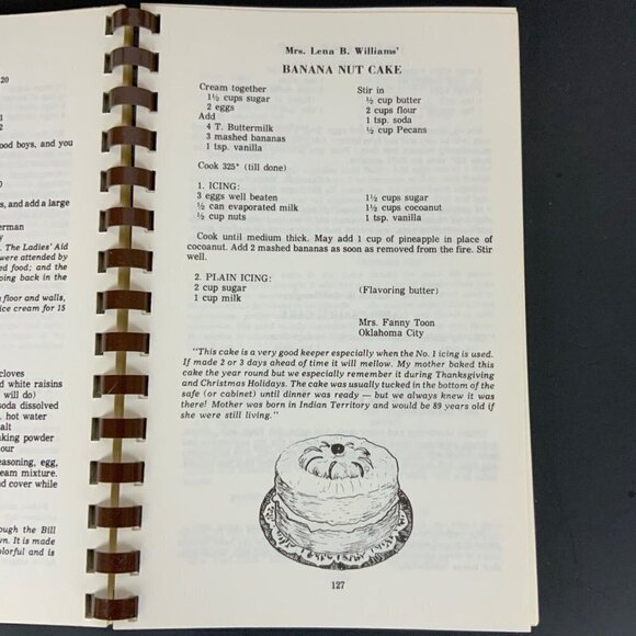 Pioneer Cookery Around Oklahoma by Linda Kennedy Rosser 4th Printing 1978 Spiral - Picture 10 of 14